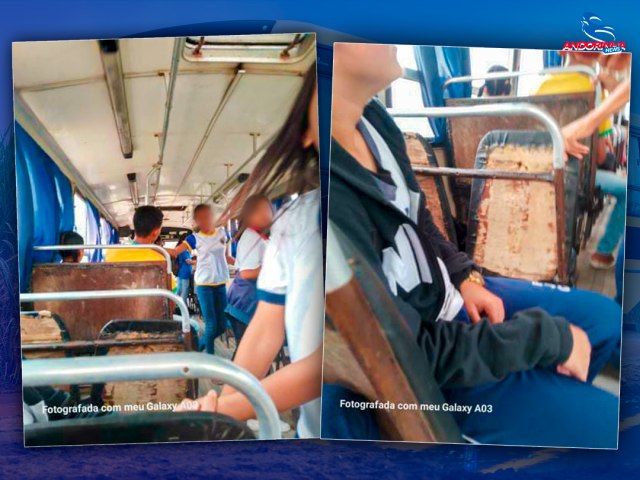 DENÚNCIA: Estudantes da Fazenda Salgado, em Andorinha, denunciam péssimas condições do Ônibus Escolar.