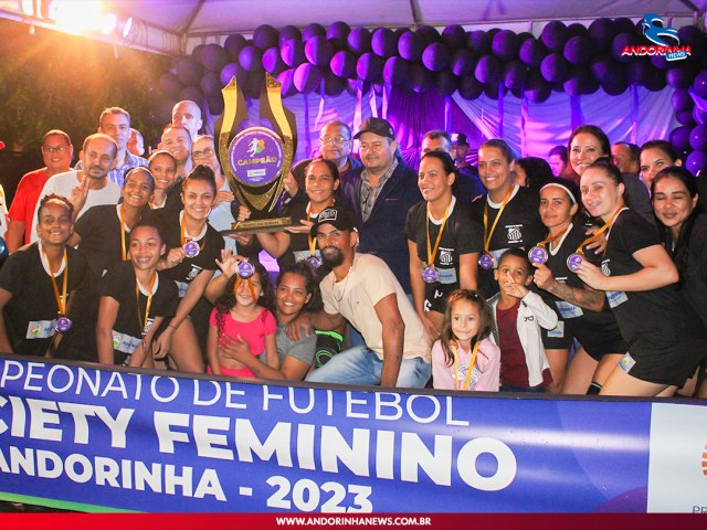 Final do Campeonato Society Futebol Feminino 2023.
