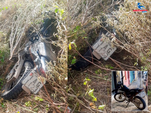 PM recupera moto roubada da Família de Cinthya Duarte.