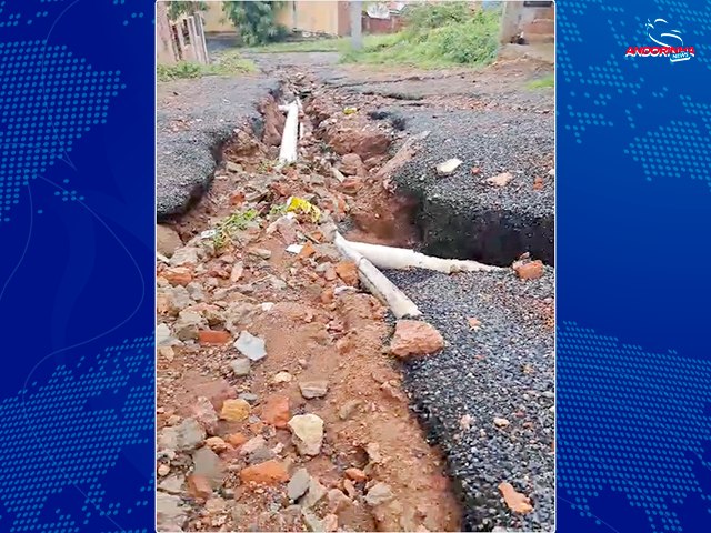 Morador Denuncia Descaso: Rua Destruda h Mais de 8 Dias e Prefeitura de Andorinha No Age