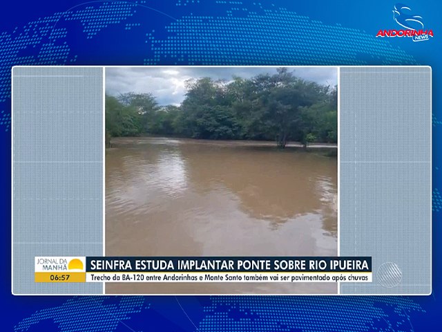 TV Jornal da Manha, Destaca Impacto das Fortes Chuvas na Regio de Andorinha e Monte Santo
