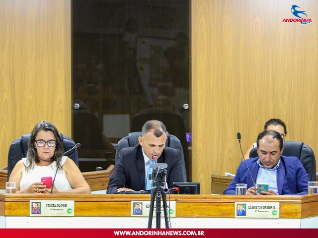 Cmara Municipal de Andorinha Retomou os Trabalhos Legislativos Ontem, Dia 9 de Outubro