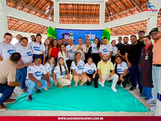 Avan�o na Sa�de: Prefeito e Secret�rio Promovem A��o Sa�de em Movimento em Riacho Seco