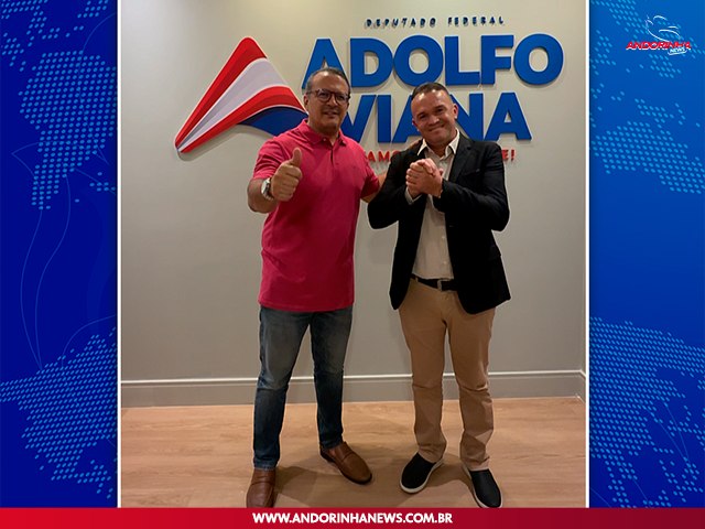 Prefeito Adilberto N�o Para e Garante R$ 500 Mil para Sa�de, Ca�amba e Retroescavadeira para Andorinha