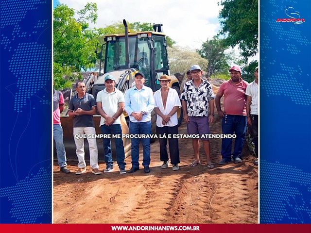 Gest�o de Adilberto Evangelista Acompanha Obra de Melhorias nas Estradas Entre Serra Branca, Lagoa da On�a e Sobradinho