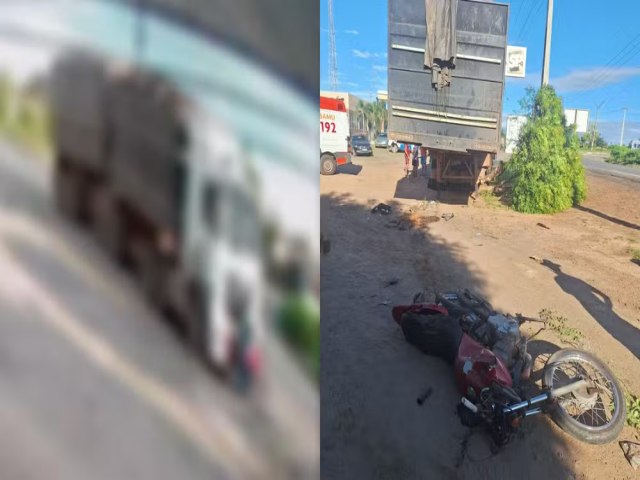⚠️ Flagrante: Caminh�o desgovernado sem motorista atropela e arrasta motociclista no litoral do Piau�.