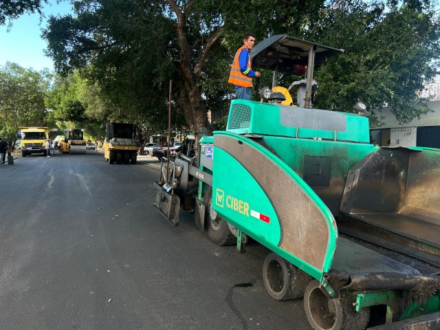 🚀 Mais Asfalto: Obras de pavimenta��o em Teresina j� atingem 40% de execu��o.