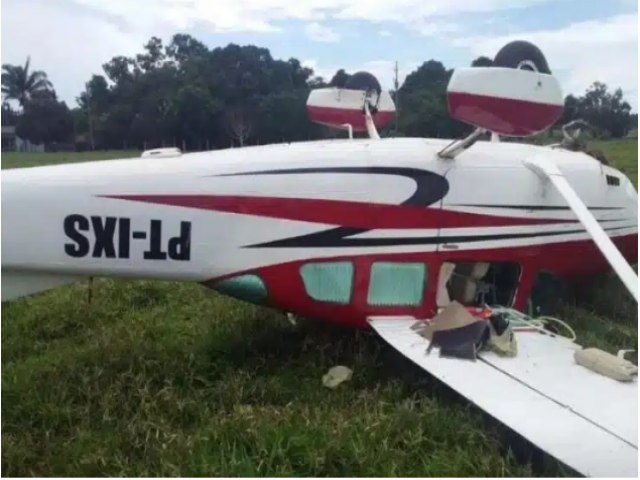 Polcia busca investigados por roubo de avio do Piau que caiu em MT