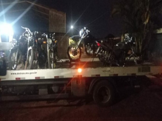 Polcia localiza casa com motos furtadas e roubadas na Capital