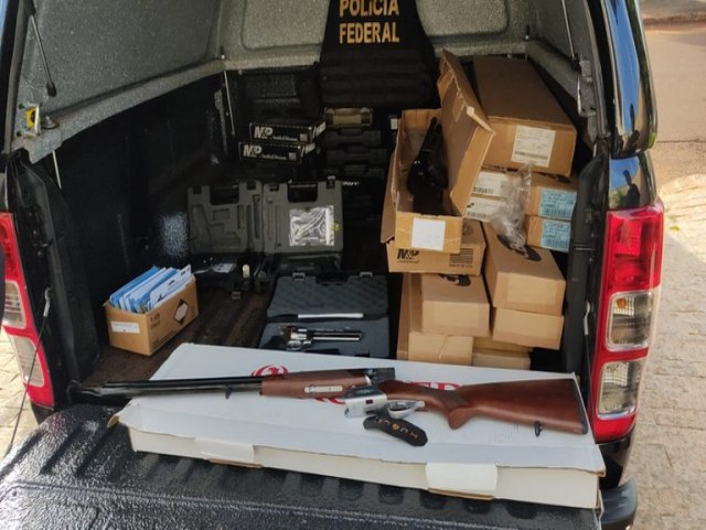 PF combate comrcio ilegal de armas de fogo e munies