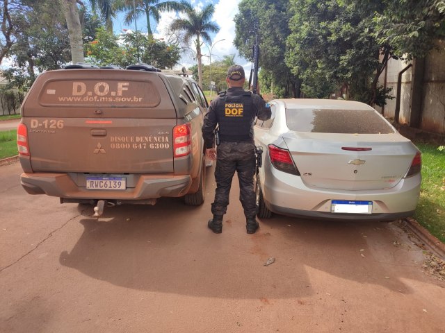 DOF recupera veculo objeto de crime ocorrido no Rio Grande do Sul