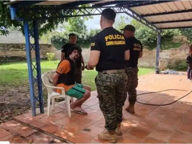 Acusado de matar poltico paraguaio  preso em operao