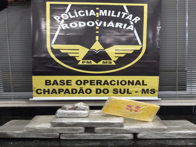 Polcia Militar Rodoviria prende indivduo por trfico de drogas em Chapado do Sul