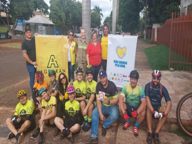 Agetran mobiliza grupos de ciclistas para doação de sangue no 