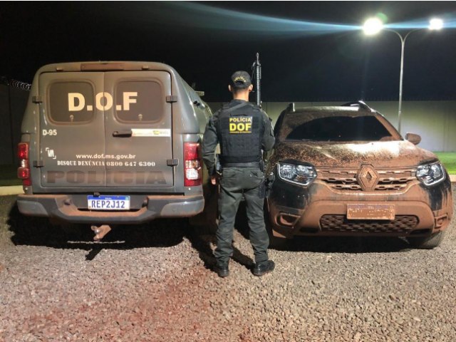 Paraguaio  preso pelo DOF com carro roubado no Rio de Janeiro