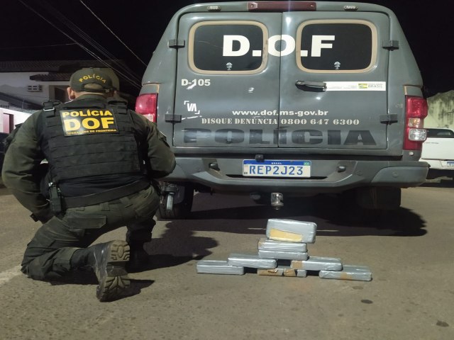 DOF prende bolivianas com mais de oito quilos de cocana em Miranda