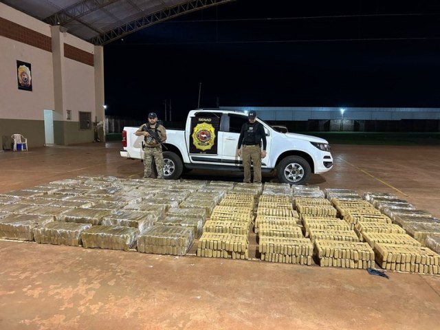 PF e Senad/Paraguai retiram de circulao mais duas toneladas de drogas