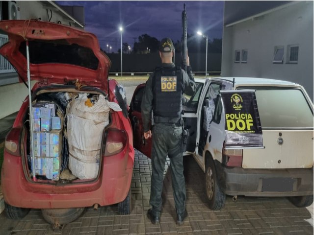 Veculos carregados com mercadorias ilegais so apreendidos pelo DOF em Maracaju