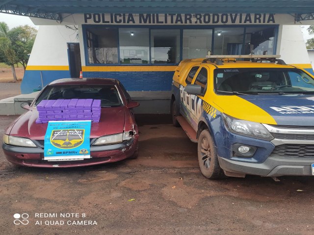 Polcia Militar Rodoviria apreende menor infrator por trfico de drogas em Amambai.