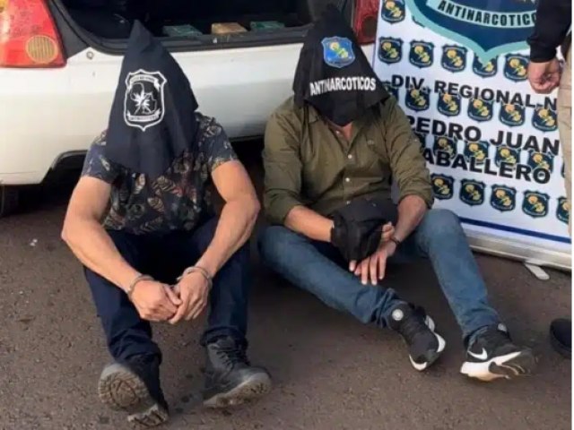 Homens so presos com quase 3 toneladas de drogas na fronteira