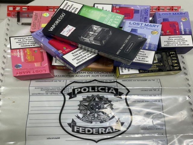 PF prende homem e apreende cigarros eletrnicos em Aracati/CE