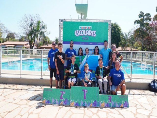 Douradenses conquistam 43 medalhas na etapa regional das Paralimpíadas Escolares