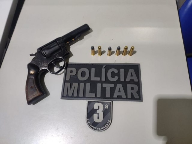 PMMS prende homem por porte ilegal de arma de fogo em Tacuru
