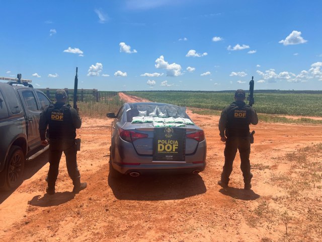 Paraguaio  preso pelo DOF com agrotxico em Iguatemi