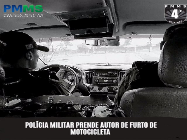 Polcia Militar prende autor de furto de motocicleta em Ponta Por