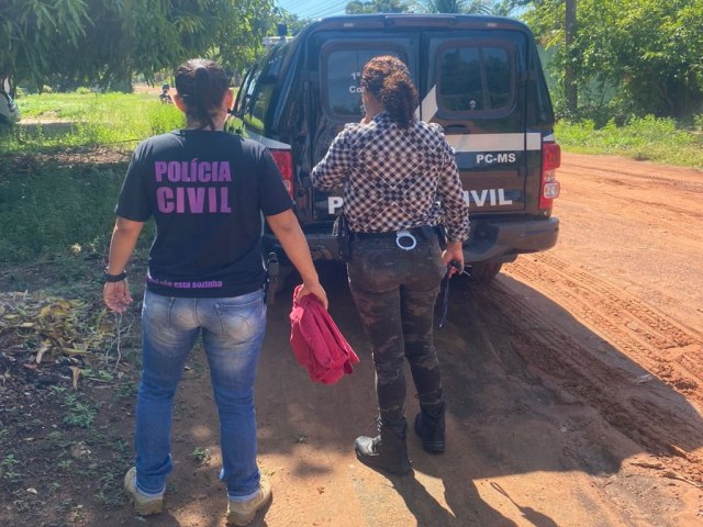 Polcia Civil efetua em Coxim a priso de foragido do Mato Grosso acusado de estupro de vulnervel