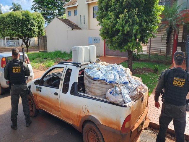 Mais de um milho e meio de reais em defensivos agrcolas so apreendidos pelo DOF em Dourados