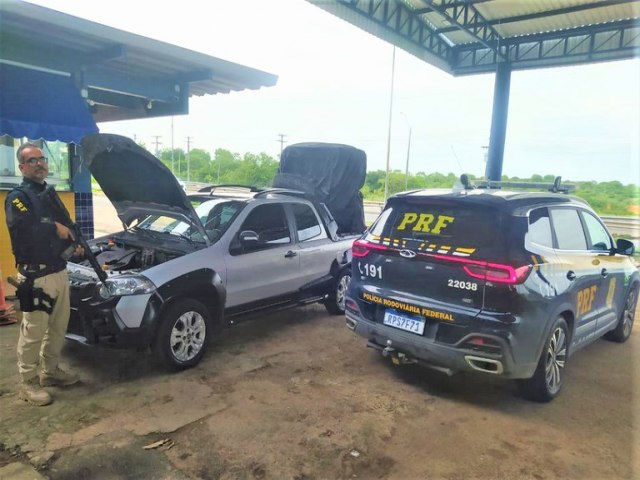 Strada roubada em Salvador (BA)  recuperada pela PRF em Feira de Santana (BA)