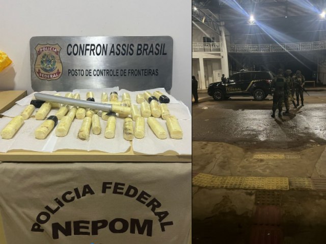 PF prende colombiana por trfico de drogas