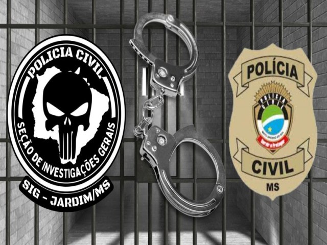 Condenado por estupro de vulnervel  preso pela Polcia Civil em Jardim