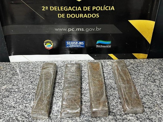 Polcia Civil cumpre trs mandados de priso em Dourados e prende um por trfico de drogas