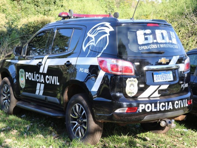 Polcia Civil cumpre mandado de priso em desfavor de indivduo em Campo Grande