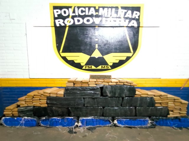 Polcia Militar Rodoviria apreende entorpecente em Ponta Por.