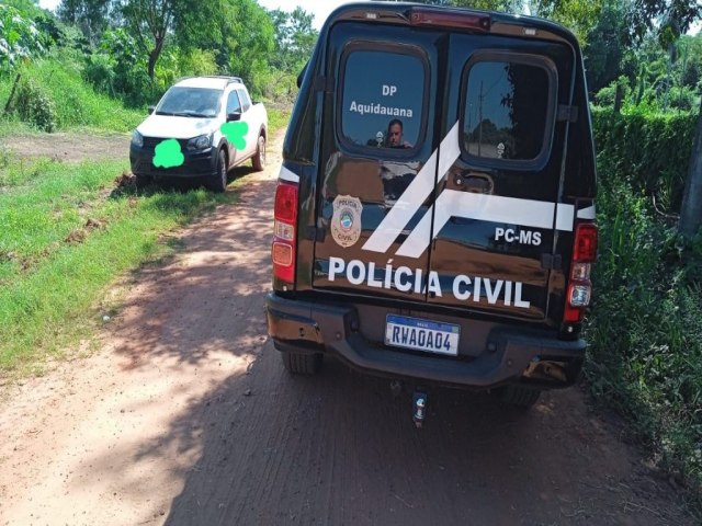 Polcia Civil recupera veculo furtado em Aquidauana