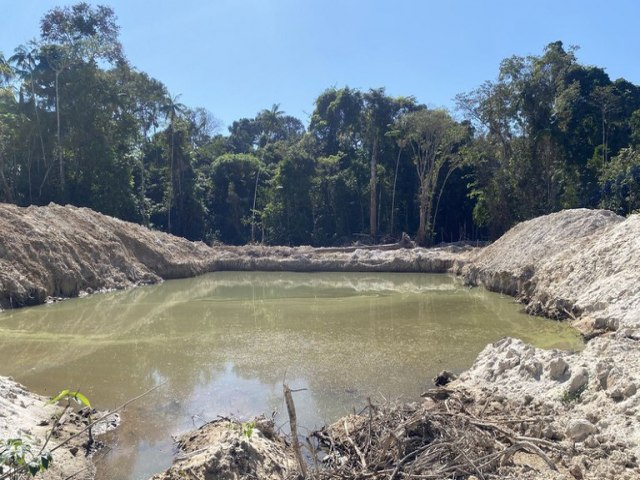 PF e Ibama combatem garimpo ilegal no Parque Nacional do Juruena