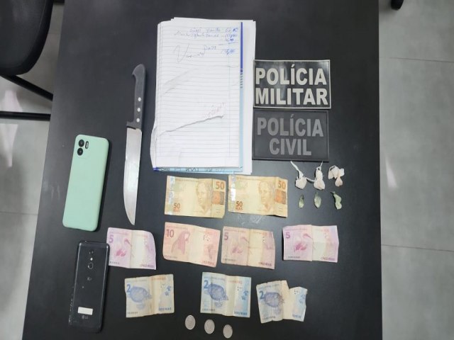 Polcia Civil desarticula ponto de trfico de drogas em operao conjunta em Santa Rita do Pardo