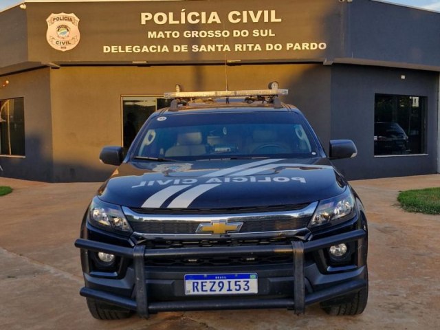 Polcia Civil, no mbito da Operao Escudo Xavante, prende homicida em Santa Rita do Pardo
