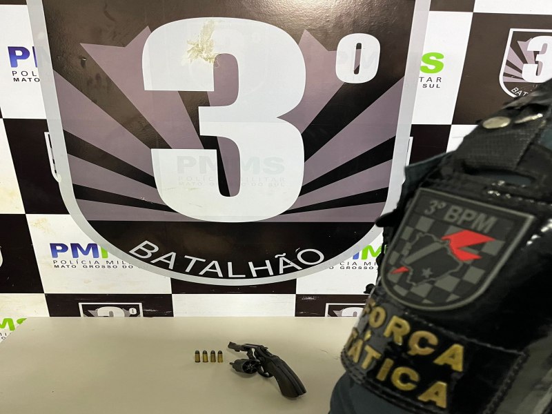 Polcia Militar Apreende Arma de Fogo no Bairro Dioclcio Artuzzi