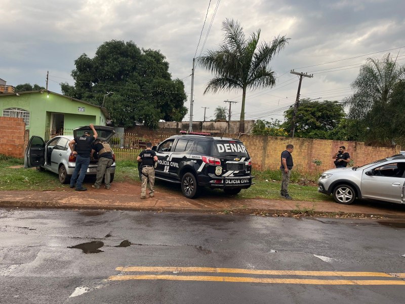 Polcia Civil cumpre mandados de priso em Campo Grande, Navira e Corumb em Operao contra o trfico de drogas