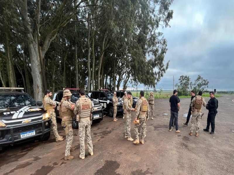 Polcia Civil cumpre mandado de busca e apreenso na regio de Ponta Por