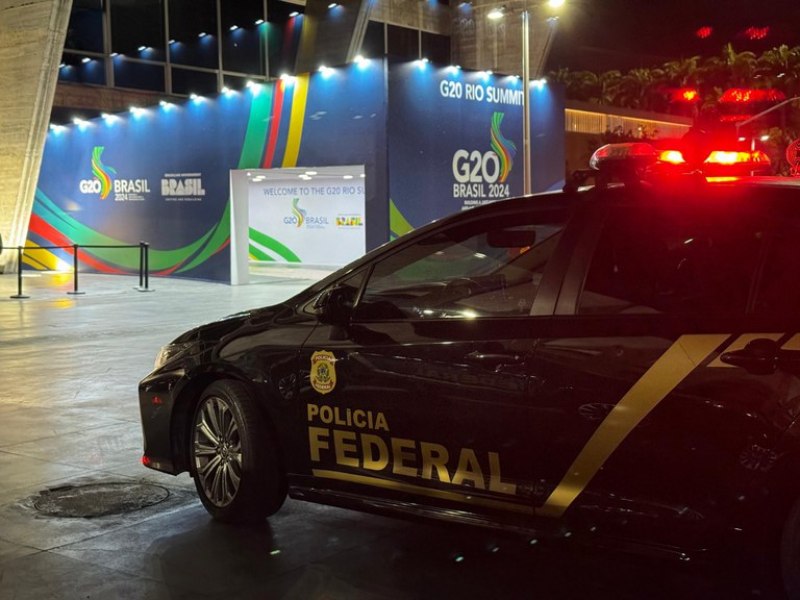 PF instala Central de Monitoramento Antidrones para garantir a segurana area durante o G20