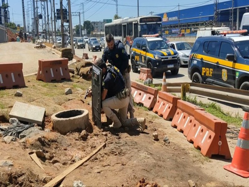 PRF inutiliza granada encontrada na Rodovia Presidente Dutra