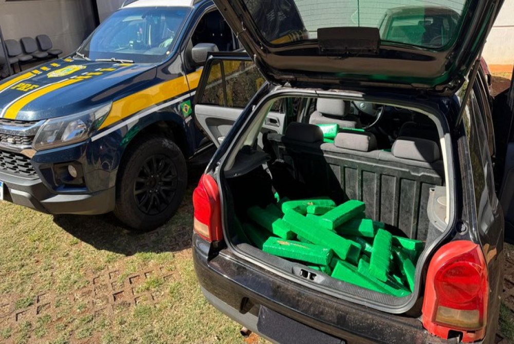 PRF apreende 246 Kg de maconha em Dourados (MS)