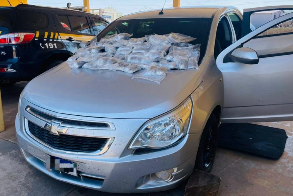 PRF apreende 13 Kg de haxixe em Bataguassu (MS)