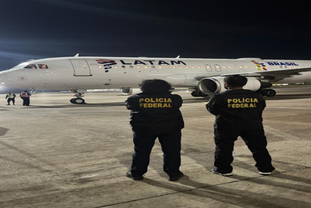 PF prende foragido da Justi�a no Aeroporto Internacional de Manaus