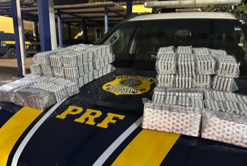 Cerca 45 mil comprimidos de rebite s�o apreendidos na BR-153, em Porangatu